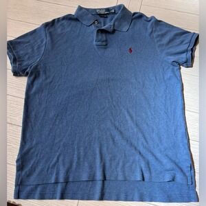 Polo by Ralph Lauren Navy Blue Short Sleeve Polo Shirt. Size L. Preppy. Casual.